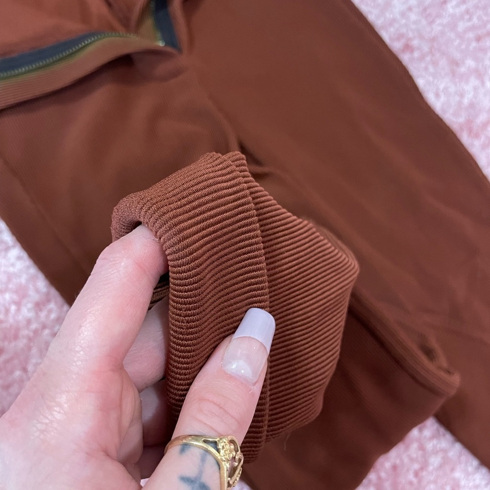 American apparel rust burgundy riding pants marked size small